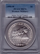 1994-W $1 Women Military MS70