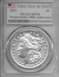 2021 $1 Morgan Dollar 100th Anniversary First Day of Issue MS70