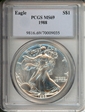 1988 $1 Silver Eagle MS69