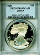 2000-P $1 Silver Eagle PR69DCAM