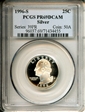 1996-S 25C Silver PR69DCAM