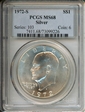 1972-S $1 Silver MS68