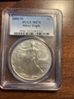 2006-W $1 Burnished Silver Eagle SP70