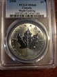 1990 $5 Maple Leaf 1oz Ag MS68