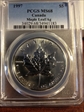 1997 $5 Maple Leaf Ag MS68
