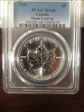 1991 $5 Maple Leaf/Ag MS68