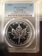 2009 $5 Maple Leaf/Ag MS66