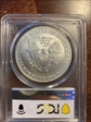 2008-W $1 Burnished Silver Eagle Reverse of 2007 SP70