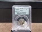 1938-D 5C Buffalo MS65