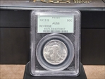 1917-S 50C Reverse AU58