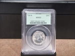 1914 25C MS63