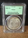1891-O $1 MS64