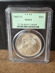 1887-O $1 MS64