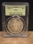 1885-S $1 MS62