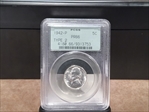 1942-P 5C Silver PR66