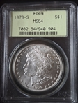 1878-S $1 MS64