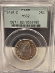 1915-D 25C MS62