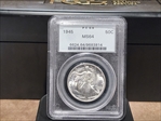1945 50C MS64