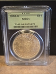 1883-O $1 MS64