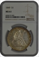 1849 Dollar MS 61