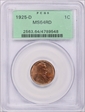 1925-D 1C MS64RD