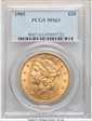 1905 $20 MS63