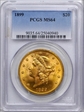 1899 $20 MS64