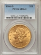 1906-D $20 MS64+