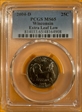 2004-D 25C Wisconsin Extra Leaf Low MS65