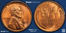1930 1C MS66RD