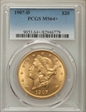 1907-D $20 MS64+