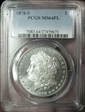 1878-S $1 MS64PL