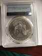 2016-W $1 Burnished Silver Eagle 30th Anniversary Lettered Edge First Strike SP70