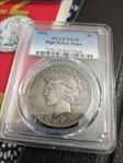 1921 $1 High Relief, Peace VF35