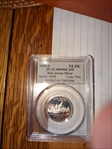 1999-S 25C New Jersey Silver PR69DCAM