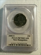 2000-S 25C New Hampshire PR70DCAM