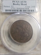 1839 1C Booby Head AU50BN