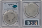 1921 $1 High Relief, Peace PO1