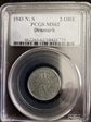 1943 NS 2 Øre MS62