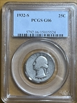 1932-S 25C G6