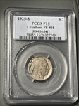 1925-S 5C 2 Feathers FS-401 F15
