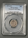1875-CC 10C Mintmark Above Bow PO1