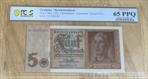 1942 5 reichsmark  Third reich MS65 PPQ