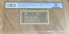 1942 1 karbowanez  Occupied Ukraine  VF35