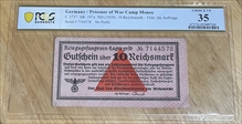 1939 10 Reichsmark  POW VF35