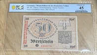 1940-1941 50 reichspfennig  WHW XF45
