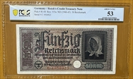 1940-45 50 Reichsmark  AU53