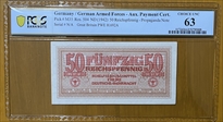 1942 50 reichspfennig  Propaganda  MS63
