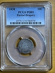 1838 10C Partial Drapery PO1