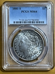 1881-S $1 MS64